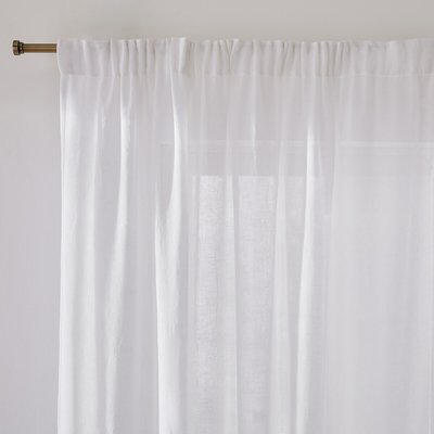 Voilage polyester et lin galon fronceur, Aron LA REDOUTE INTERIEURS