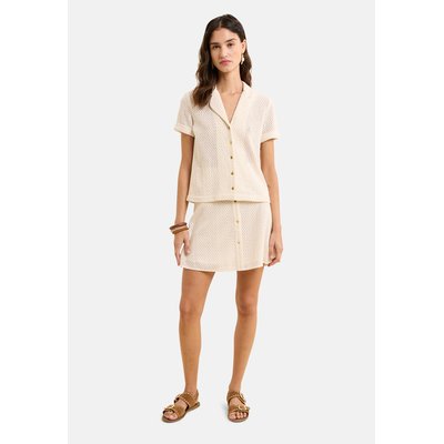 Chemise dentelle manches courtes ICODE