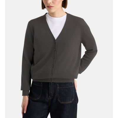 Cardigan droit filao en cachemire GALERIES LAFAYETTE