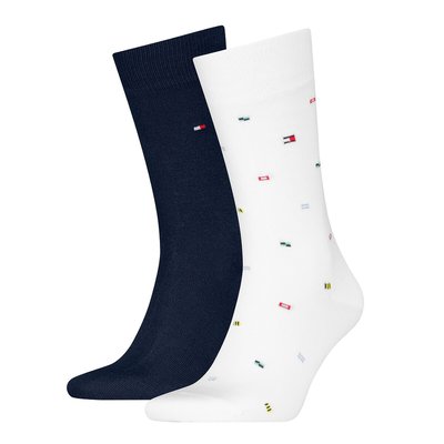 Lot de 2 paires de chaussettes hautes TOMMY HILFIGER