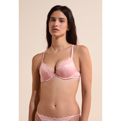 Soutien-gorge N.2 - Le push-up plongeant satiné CHUCHOTEE ETAM