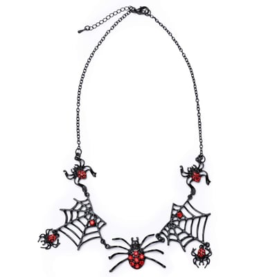 Collier enfant sorcière araignée Halloween GREAT PRETENDERS