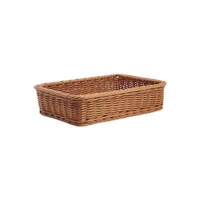 Manne en rotin synthétique marron L40 AUBRY GASPARD