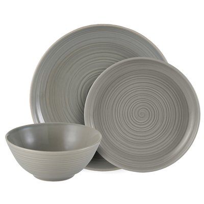 12-Piece Rippled Dinner Set MASON CASH