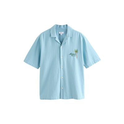 Chemise à manches courtes avec imprimé au dos NEXT