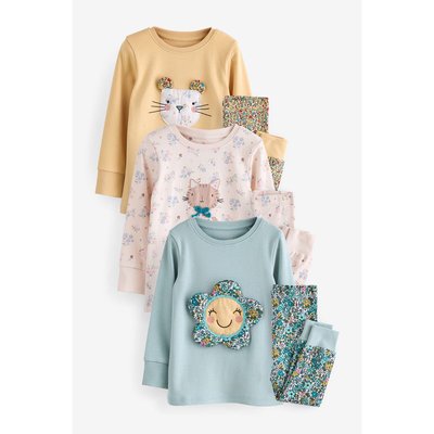 Pyjama douillet à manches longues, lot de 3 NEXT
