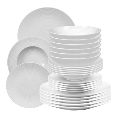 Service d'assiettes 24 pièces  -AYRA TABLE PASSION