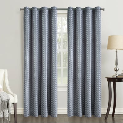 Paire de rideaux obscurcissants  - Effet velours HOME MAISON