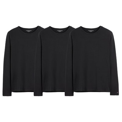 Lot de 3 t-shirts manches longues TOMMY HILFIGER