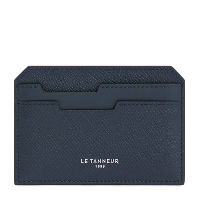 Portefeuille vertical 2 volets en cuir grain croisé GASTON LE TANNEUR
