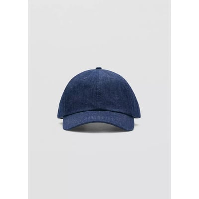 Casquette 100 % coton denim MANGO MAN