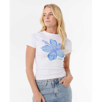 T-shirt ajusté à manches courtes HIBISCUS RIP CURL
