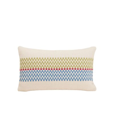 Housse de coussin en Tissage graphique en coton  EMEO MADURA