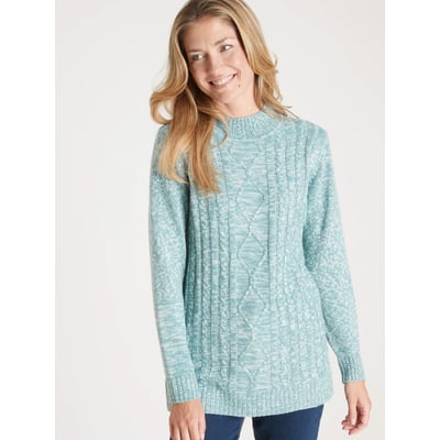 Pull col montant maille torsadée DAXON