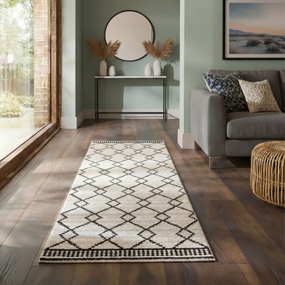 Tapis moderne de couloir ALLIA DIAMOND FLAIR RUGS