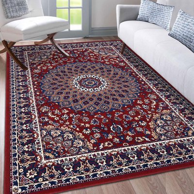 Tapis oriental tissé motif ethnique AF1 ROSOR UN AMOUR DE TAPIS