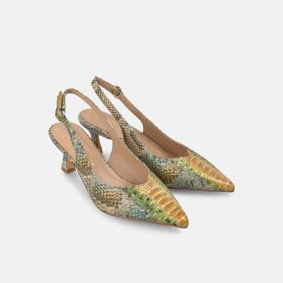 Chaussures à talons décolletées en cuir avec bout pointu ALMA EN PENA