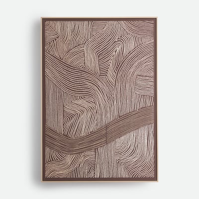 Tableau imprimé en 3D, largeur 85 x hauteur 120 cm, DUNA LA REDOUTE INTERIEURS