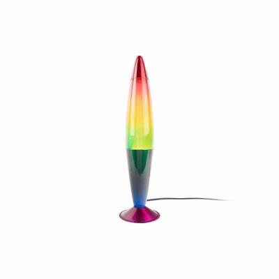 Lampe À Poser Verre RAINBOW ROCKET LAVA LEITMOTIV