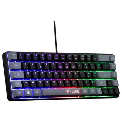 Clavier gamer KEYZ HYDRO FR NOIR/GRIS THE G-LAB