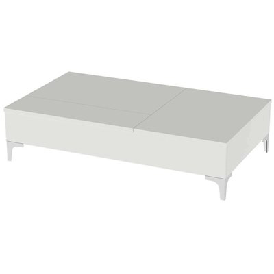 Table basse modulable en aggloméré Esinti Blanc HANAH HOME