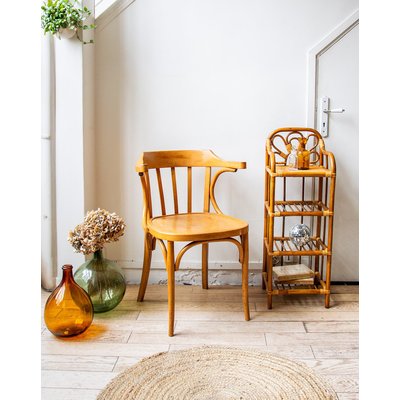 Fauteuil en bois Ernest N°45 - Bon état DEBONGOUT