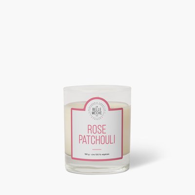 Bougie parfumée ROSE PATCHOULI LA BELLE MECHE