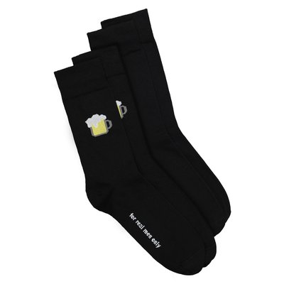 Chaussettes, motif chope de bière - lot de 2 JP1880