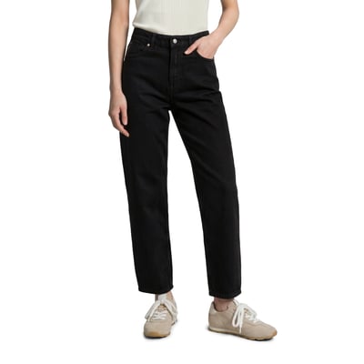 Jeans modèle Stine, coupe  barrel  et longueur raccourcie en denim rigide MARC O’POLO DENIM