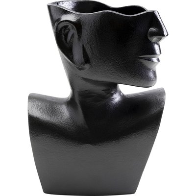 Vase Rostro profil noir 27cm KARE DESIGN