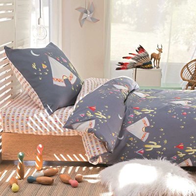 Housse de couette Tipi - 100% Coton TRADITION DES VOSGES