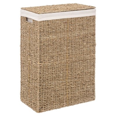 Panier à linge rectangle seagrass ATMOSPHERA