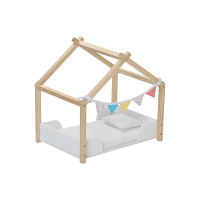 Lit cabane poupon en bois VERTBAUDET