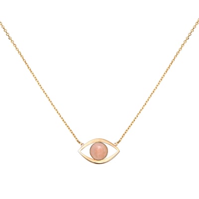 Collier pm eros quartz rose CAROLINE NAJMAN