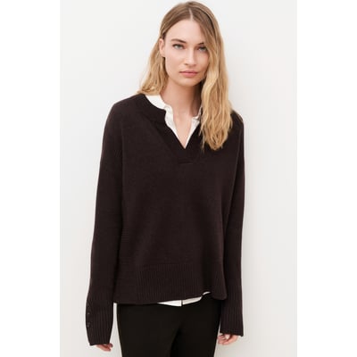 Pull large col tunisien cachemire MLANCELOT CAROLL
