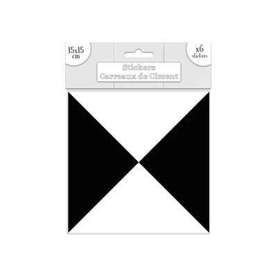 6 Stickers carreaux de ciment TOILINUX