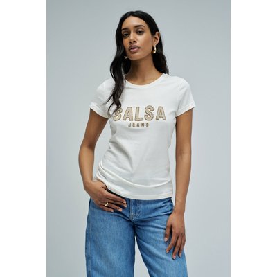 T-SHIRT AVEC BRANDING SALSA JEANS