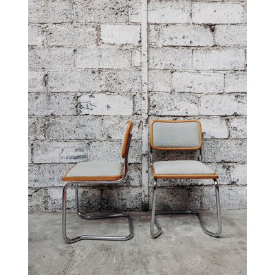 Paire de chaises Breuer Alma N°345 - Bon état DEBONGOUT