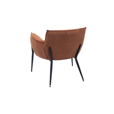 Fauteuil de salon en velours chenille - BRIT AMADEUS