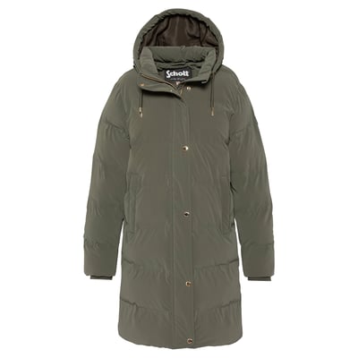 Parka longue matelassée à capuche SCHOTT