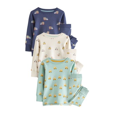 Pyjamas à manches longues, lot de 3 NEXT