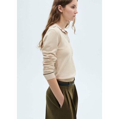 Pull revers contrastés liserés MANGO