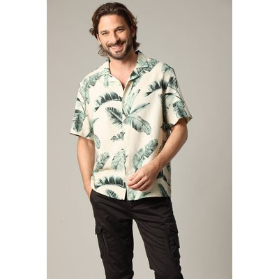 Chemise oversize en coton avec imprimé tropical BILOXI DEELUXE