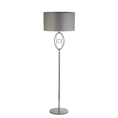 Lampadaire LOOPY 1x60W E27 Chromé Argent BOUTICA-DESIGN