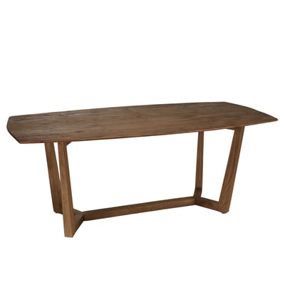 Table à manger rectangulaire 200x100cm bois de mindi ARCUS PIER IMPORT
