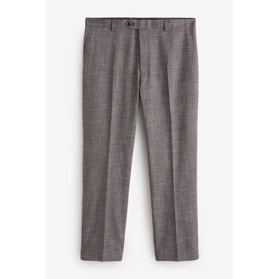 Pantalon de costume regular texturé à liseré NEXT
