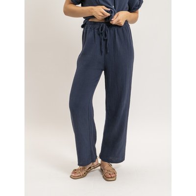 Pantalon Fluide Gaze De Coton Ebertine DONA LISA