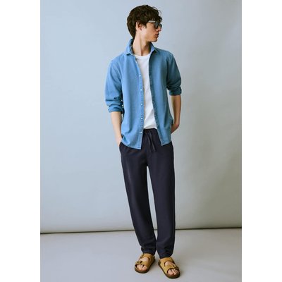 Pantalon jogging lin coton MANGO TEEN