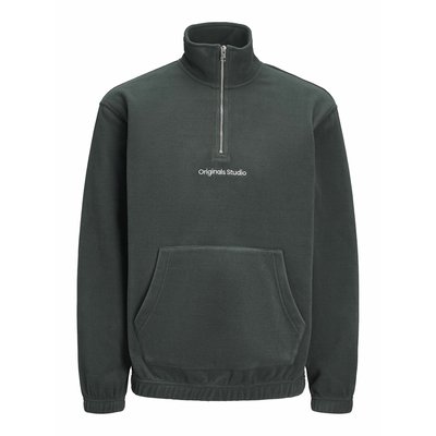 Losse sweater met halve rits JACK & JONES