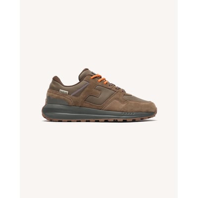Baskets running en cuir FAGUO